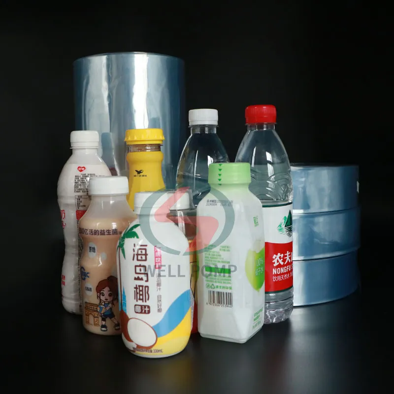 12 micron pet film shrink wrap film for plastic juice bottle