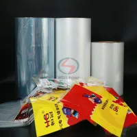 Plastic POF PVC pet heat shrink band clear shrink wrap film sleeve for bottle