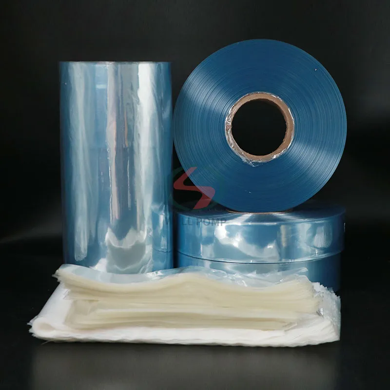 Packaging PE Heat Shrink Film Plastic Wrap Shrinkable Rolls in Roll for Packaging Bottle Water