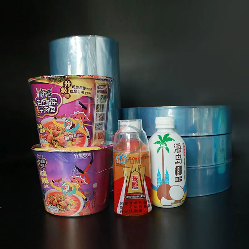 Pe Packing Film Roll Pe Polyethylene Transparent Strech Film Plastic material PVC POF Shrink film