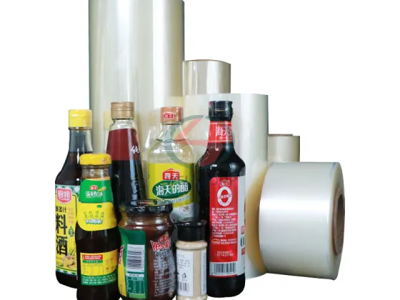 Transparent pvc rolls water bottle labels plastic roll
