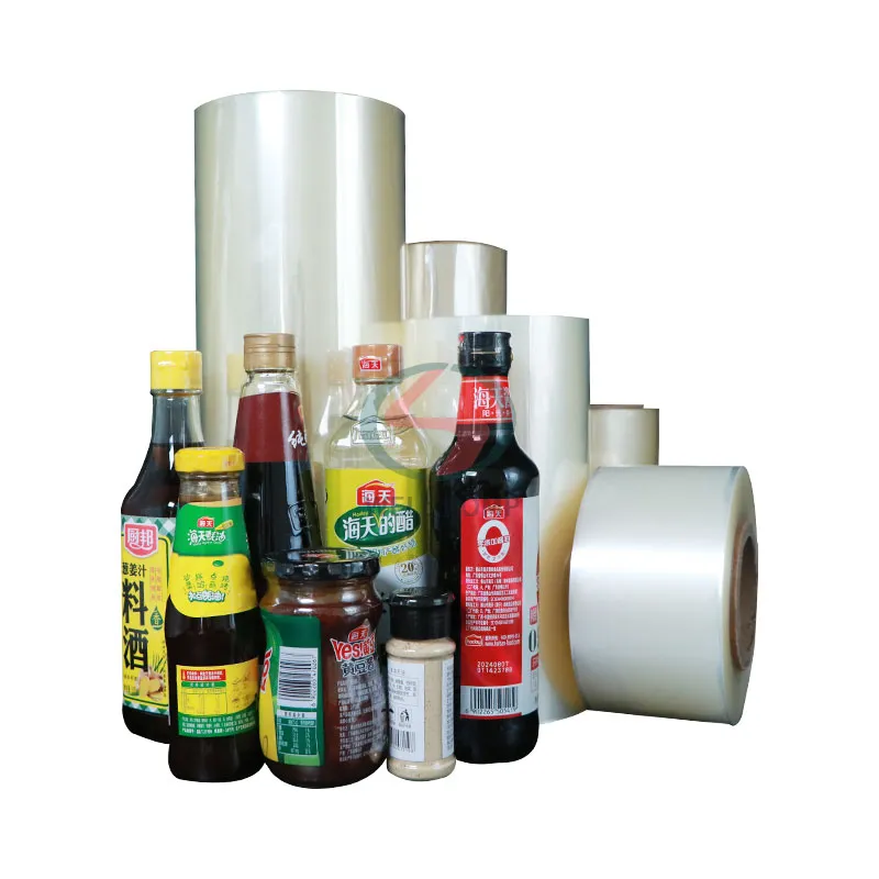 Factory Wholesale shrink wrap film rolls plastic transparent PE heat shrink shrink packaging film