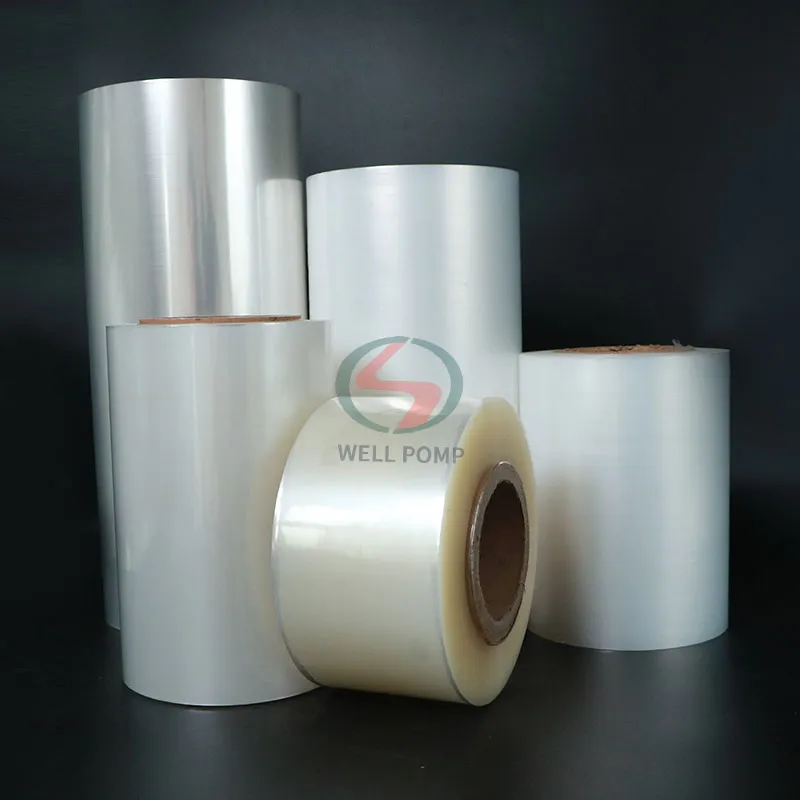 Heat shrink wrap POF clear shrink film roll film packaging for bottles