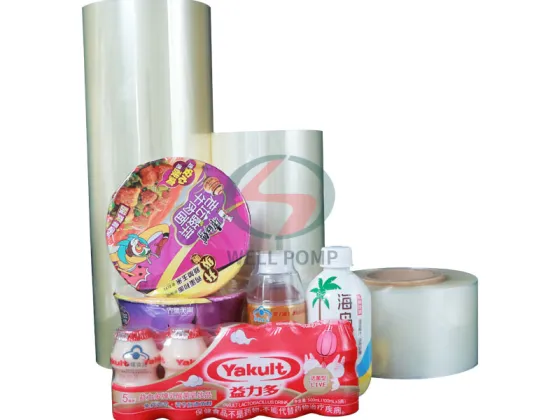 pet transparent film shrink wrap bags packing roll film